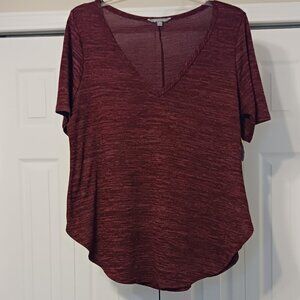 3/$18 - Lovesick Red Short Sleeve Top Size 2X